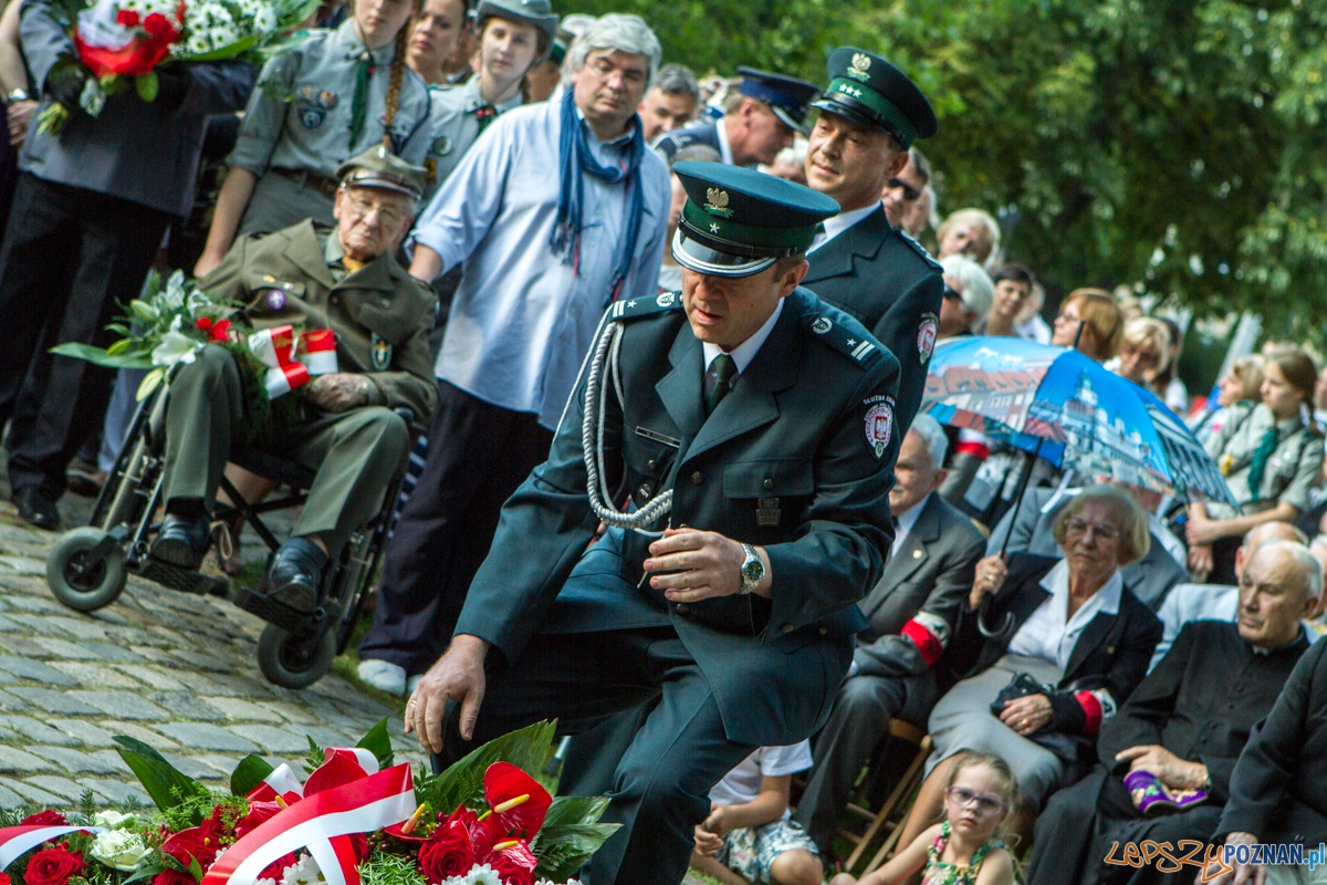Obchody 71 rocznicy Powstania Warszawskiego - Poznań 01.08.2015 r.  Foto: LepszyPOZNAN.pl / Paweł Rychter