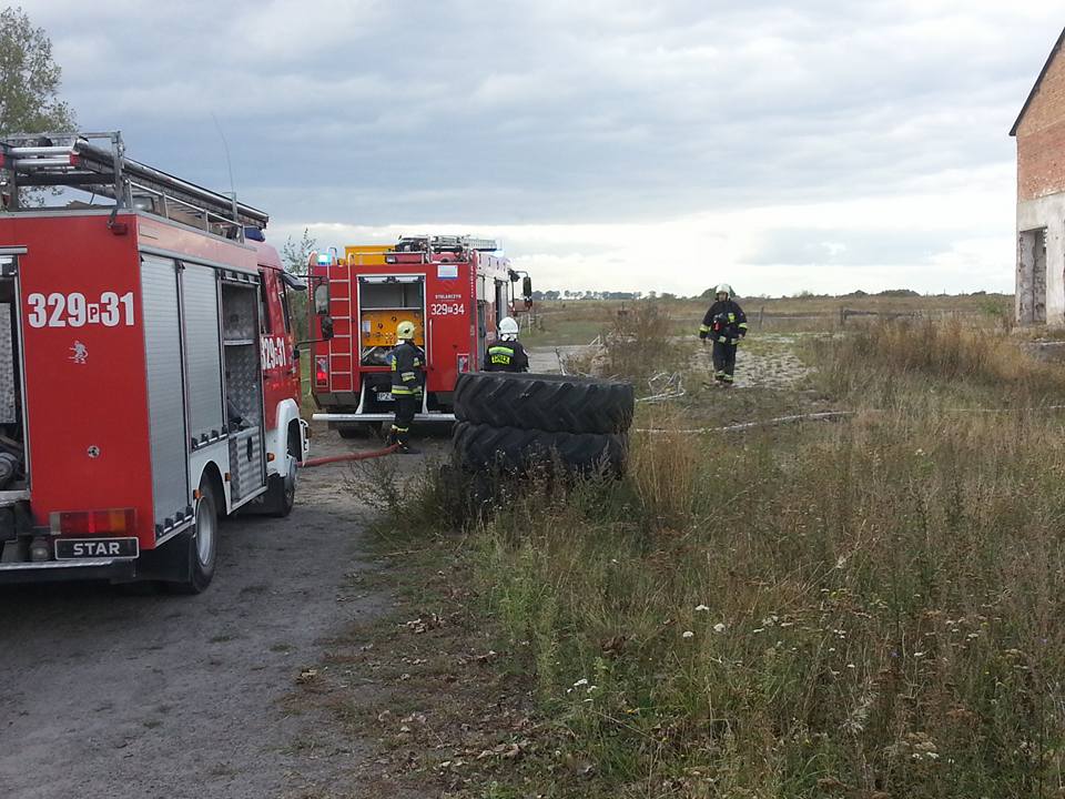 Pożar w Kociałkowej Górce  Foto: OSP Kostrzyn