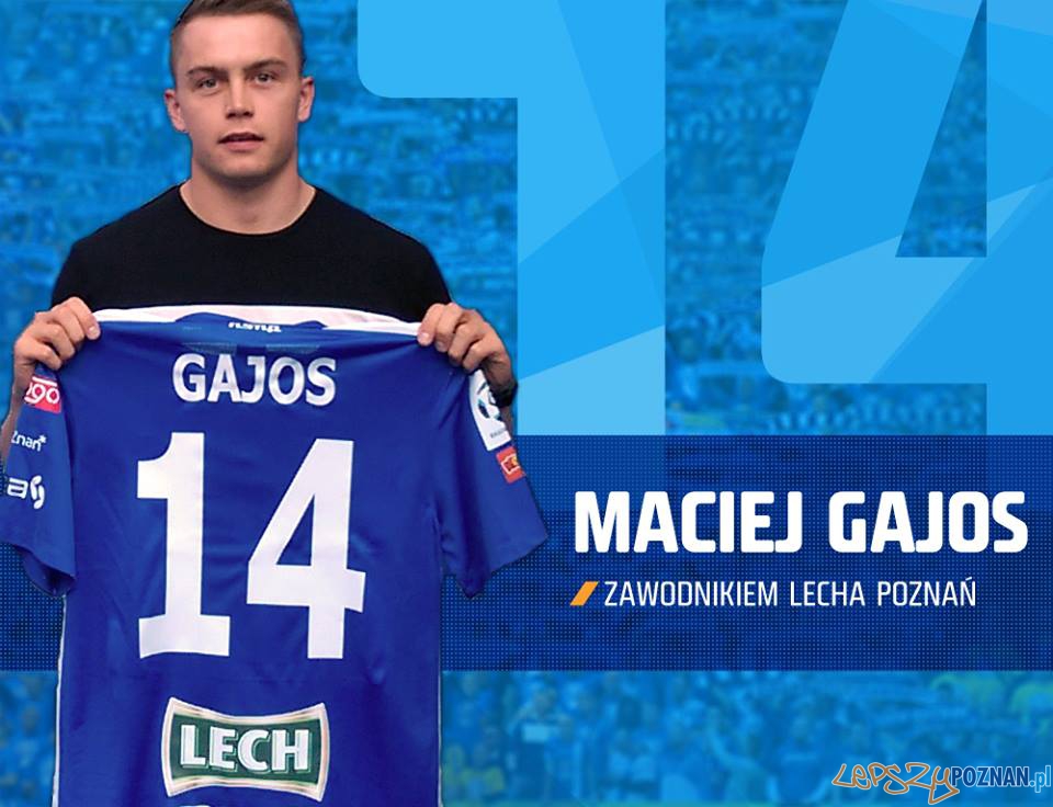 Maciej Gajos  Foto: Lech Poznań