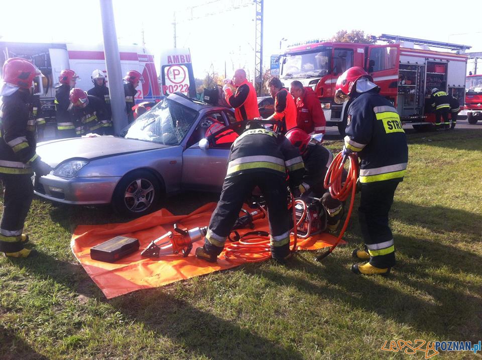 To był poważny wypadek  Foto: Pomoc Drogowa EuroHol Poznań