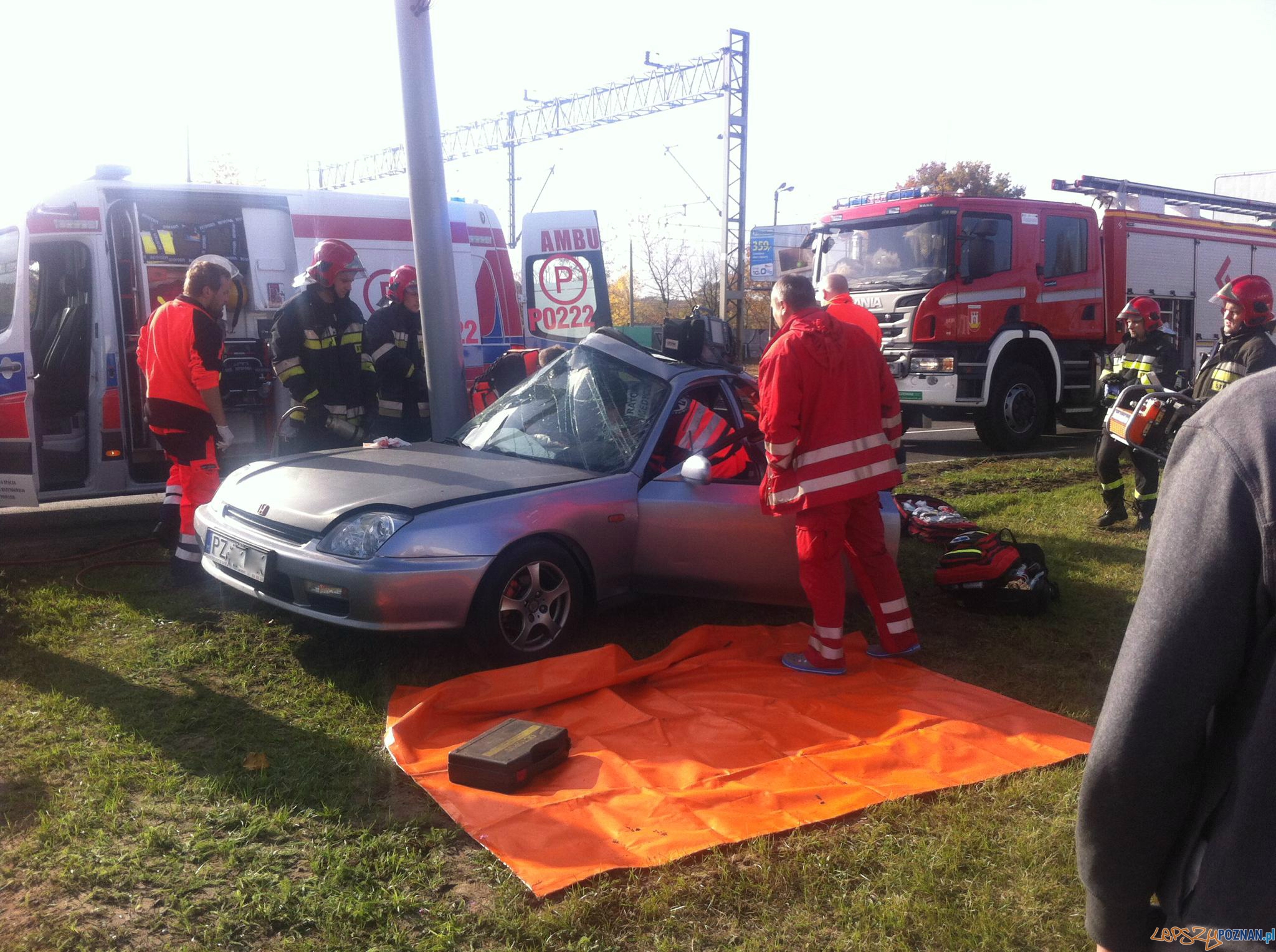 To był poważny wypadek  Foto: Pomoc Drogowa EuroHol Poznań