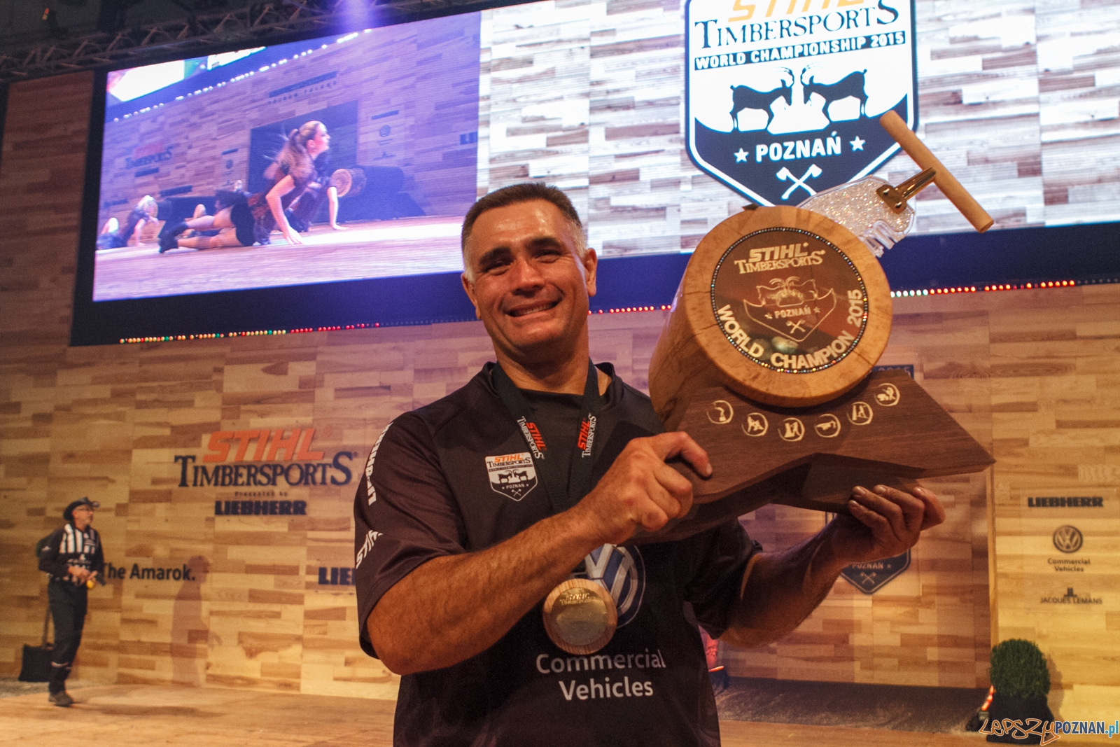 Stihl Timbersports 2015 - Poznań 14.11.2015 r.  Foto: LepszyPOZNAN.pl / Paweł Rychter