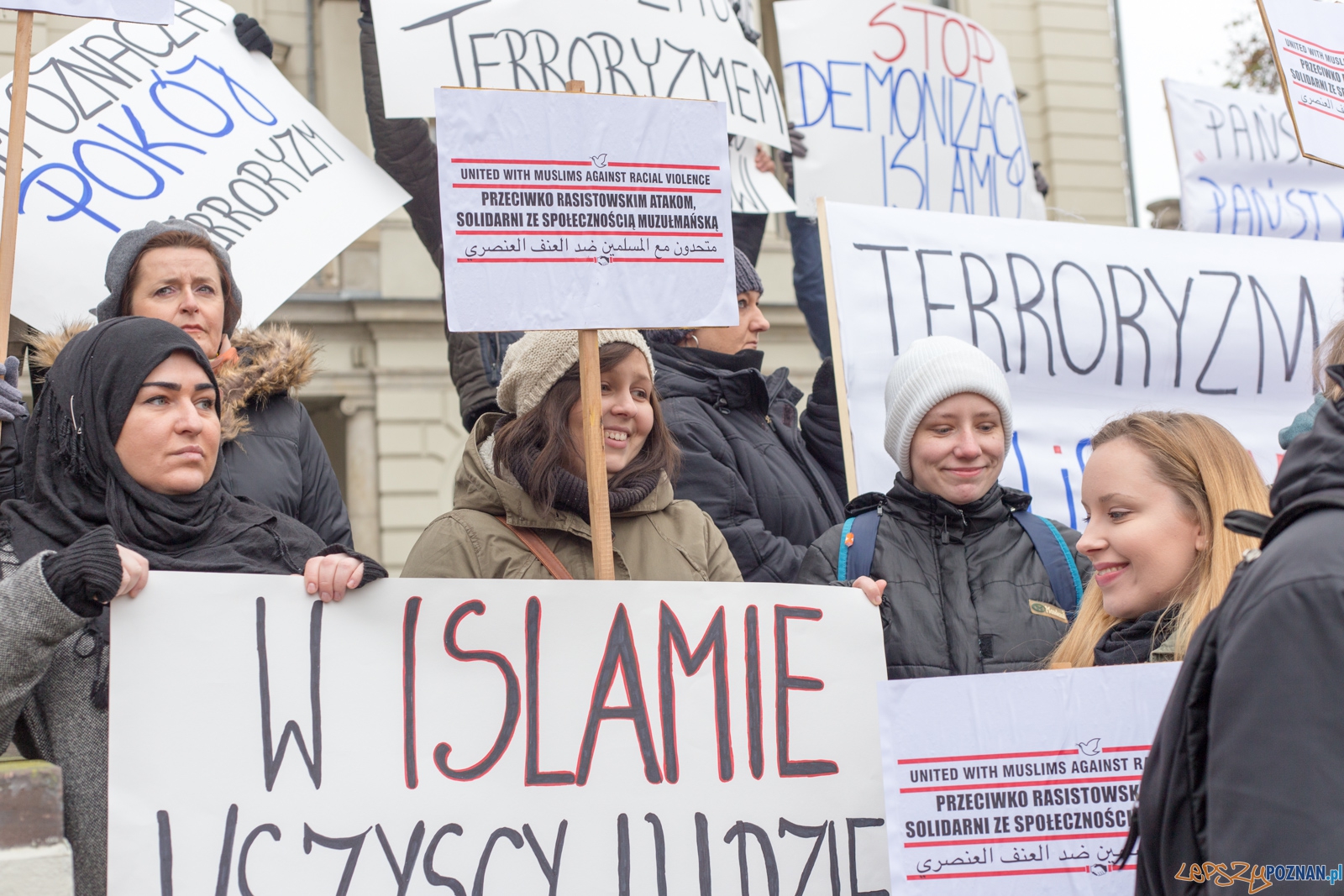 Muzułmanie przeciw terrorystom  Foto: lepszyPOZNAN.pl / Piotr Rychter