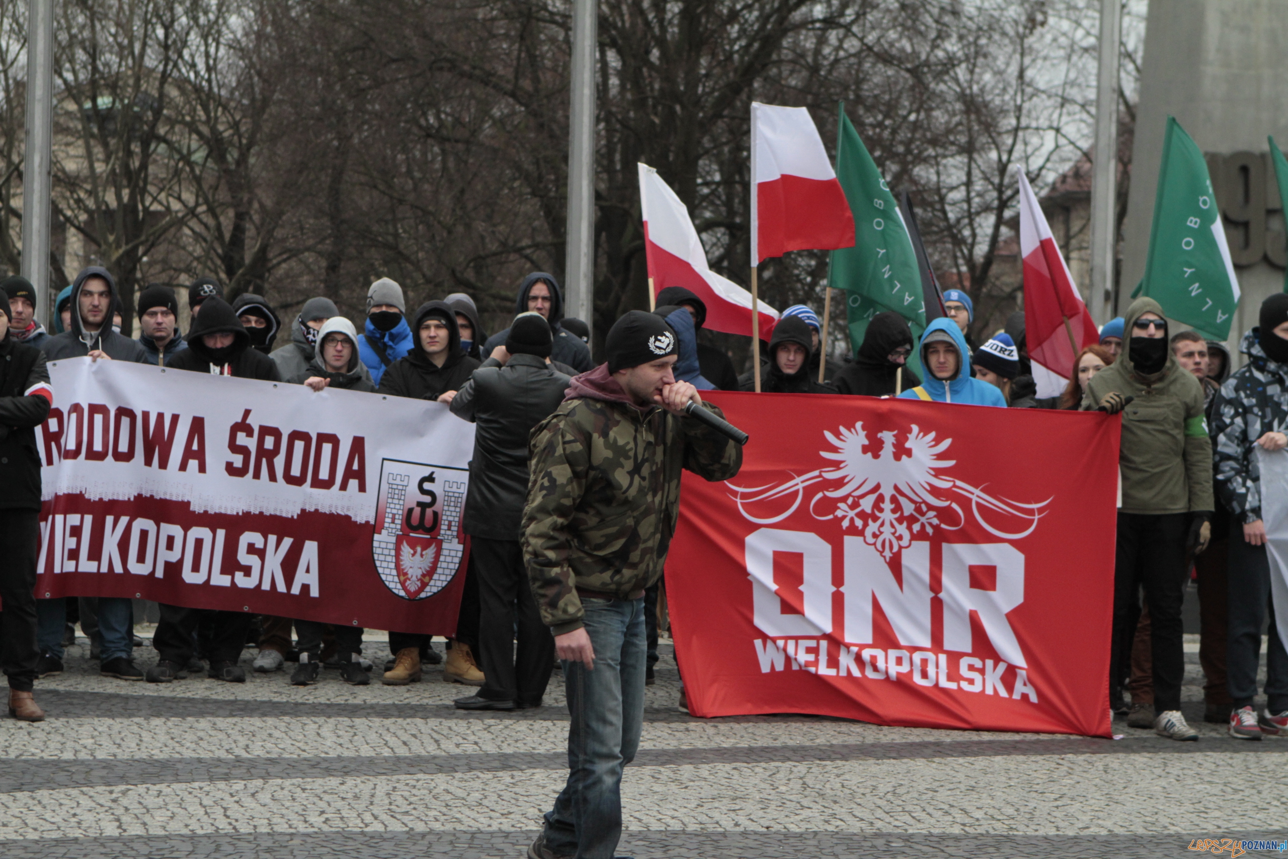 Manifestacja ONR  Foto: lepszyPOZNAN.pl / Paweł Rychter