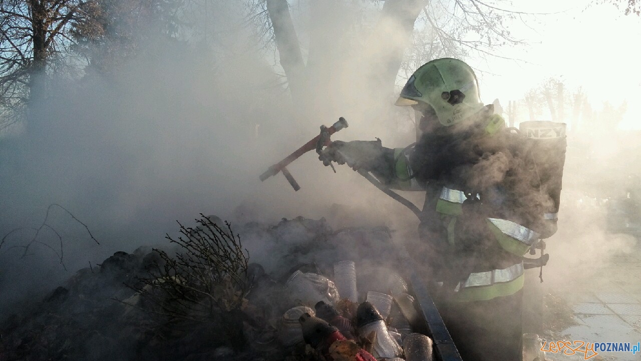 Pożar w Czerlejnie  Foto: OSP Kostrzyn