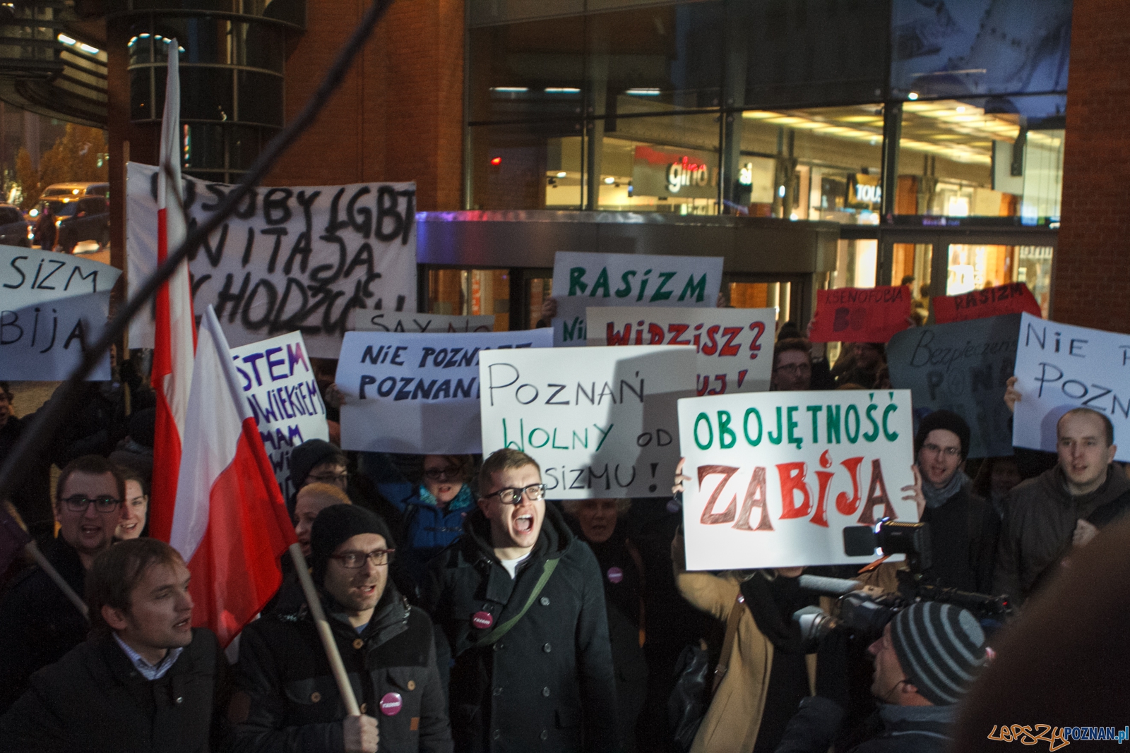 Stop Rasizmowi w Poznaniu - 06.11.2015 r.  Foto: LepszyPOZNAN.pl / Paweł Rychter