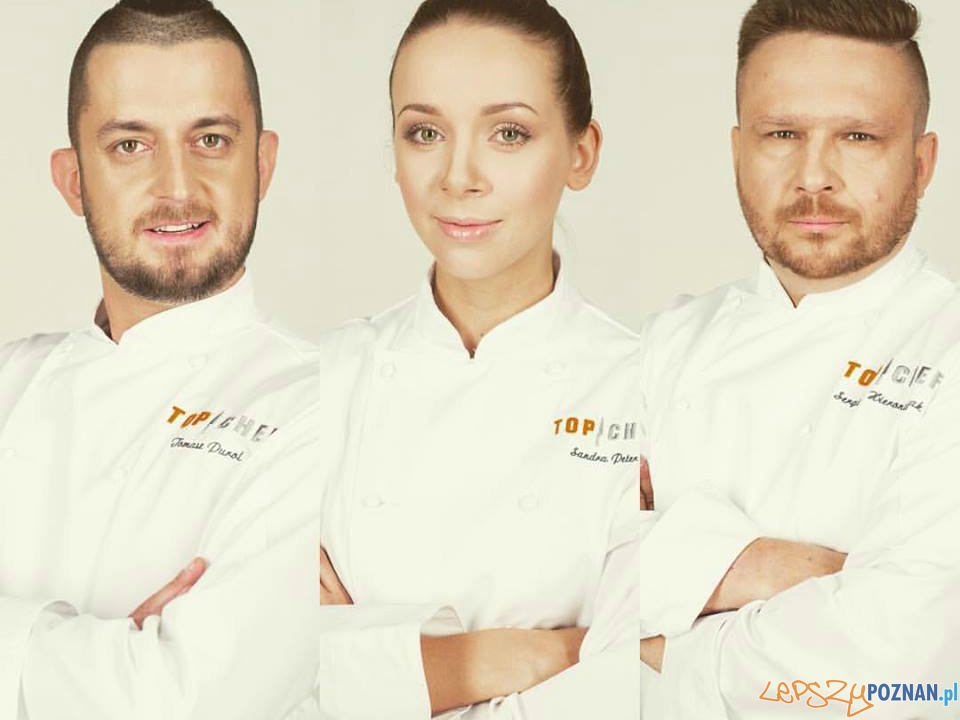 Top Chef, Sandra Kotowicz, Tomasz Purol i Sergiusz Hieronimczak  Foto: Polsat, Top Chef