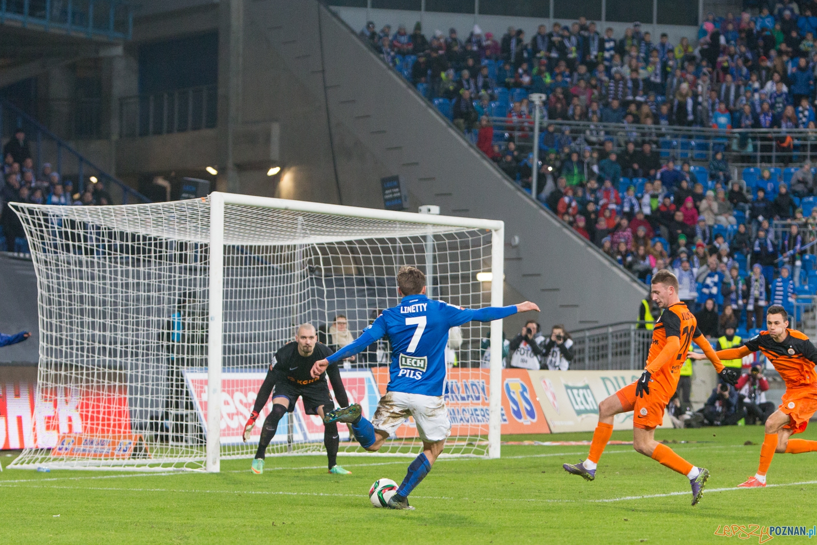 20. kolejka Ekstraklasy - Lech Poznań - Zagłebie Lubin  Foto: lepszyPOZNAN.pl / Piotr Rychter