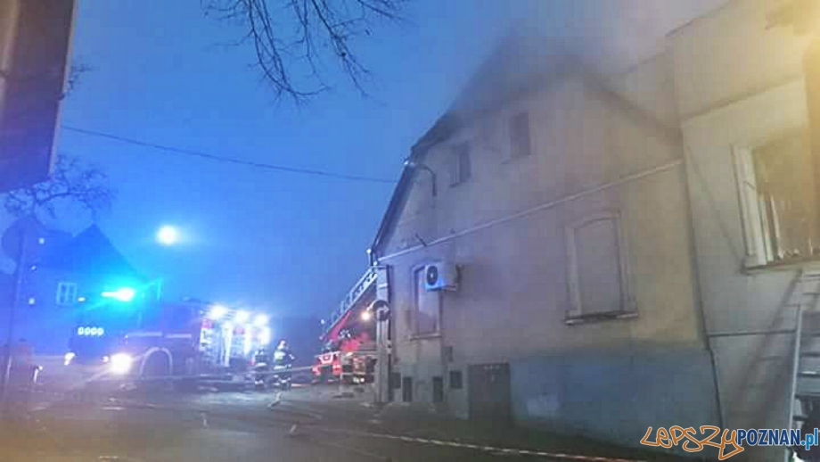 Tragiczny pożar w Pobiedziskach  Foto: OSP Kostrzyn