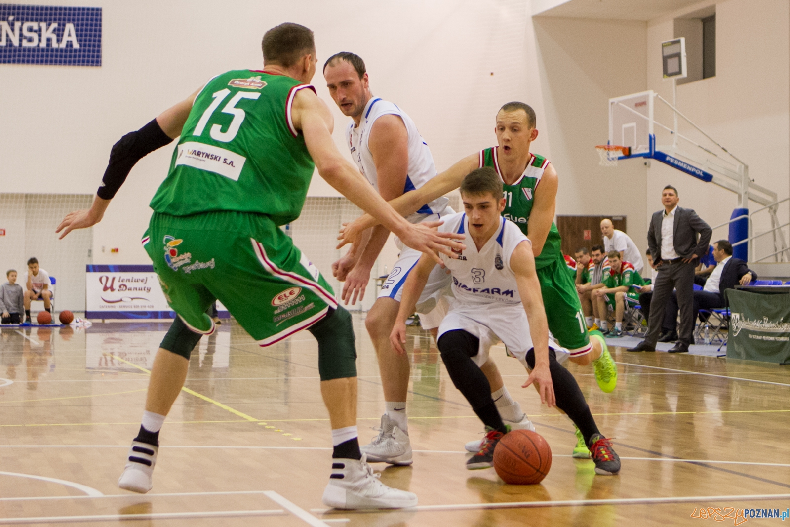 Biofarm Basket Poznań – Legia Warszawa 44:75 - Poznań 12.12.  Foto: LepszyPOZNAN.pl / Paweł Rychter