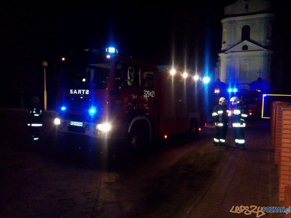 Pożar na plebanii  Foto: OSP Kostrzyn