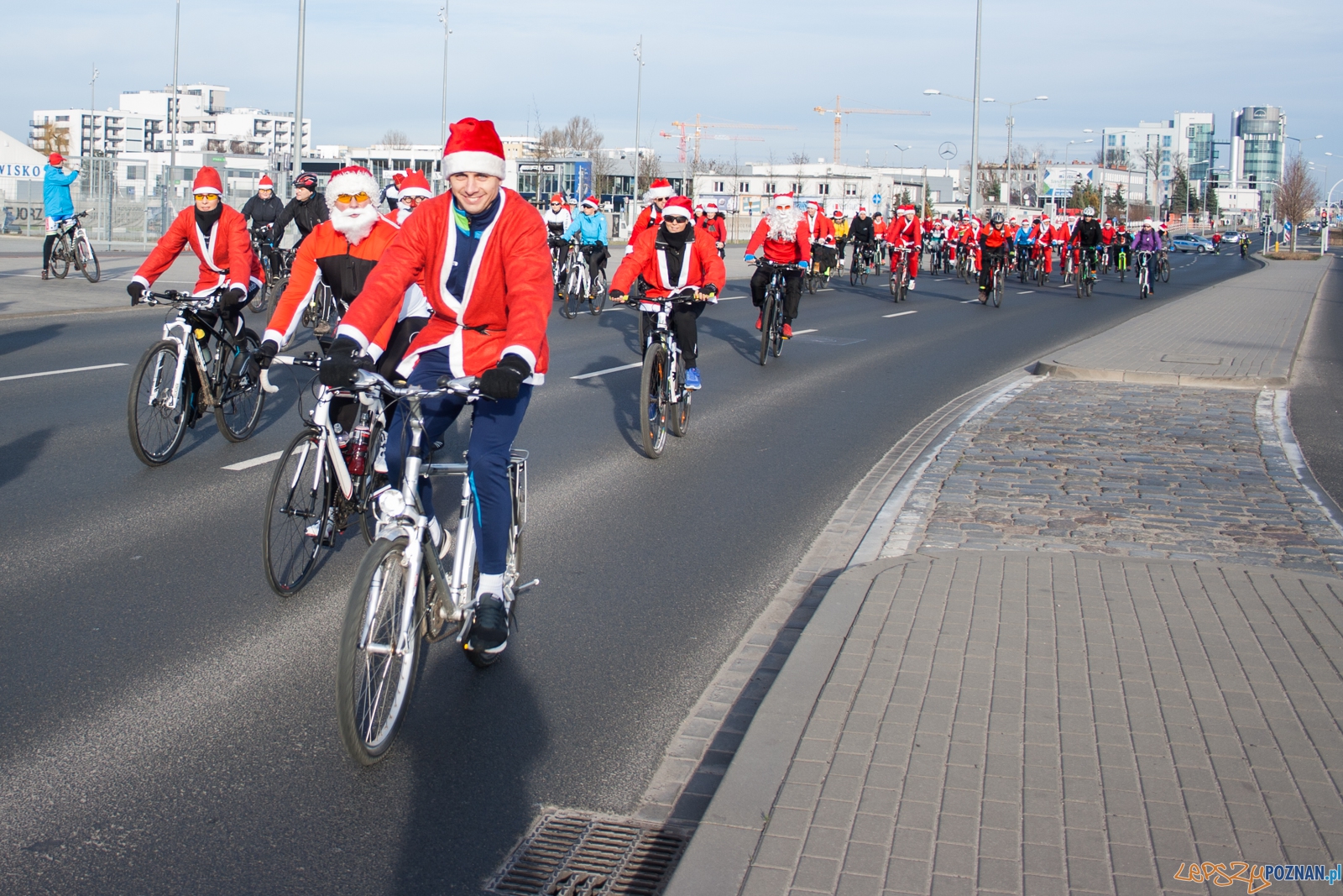 II Rowerowy Przejazd Mikołajów (27.12.2015)  Foto: © lepszyPOZNAN.pl / Karolina Kiraga