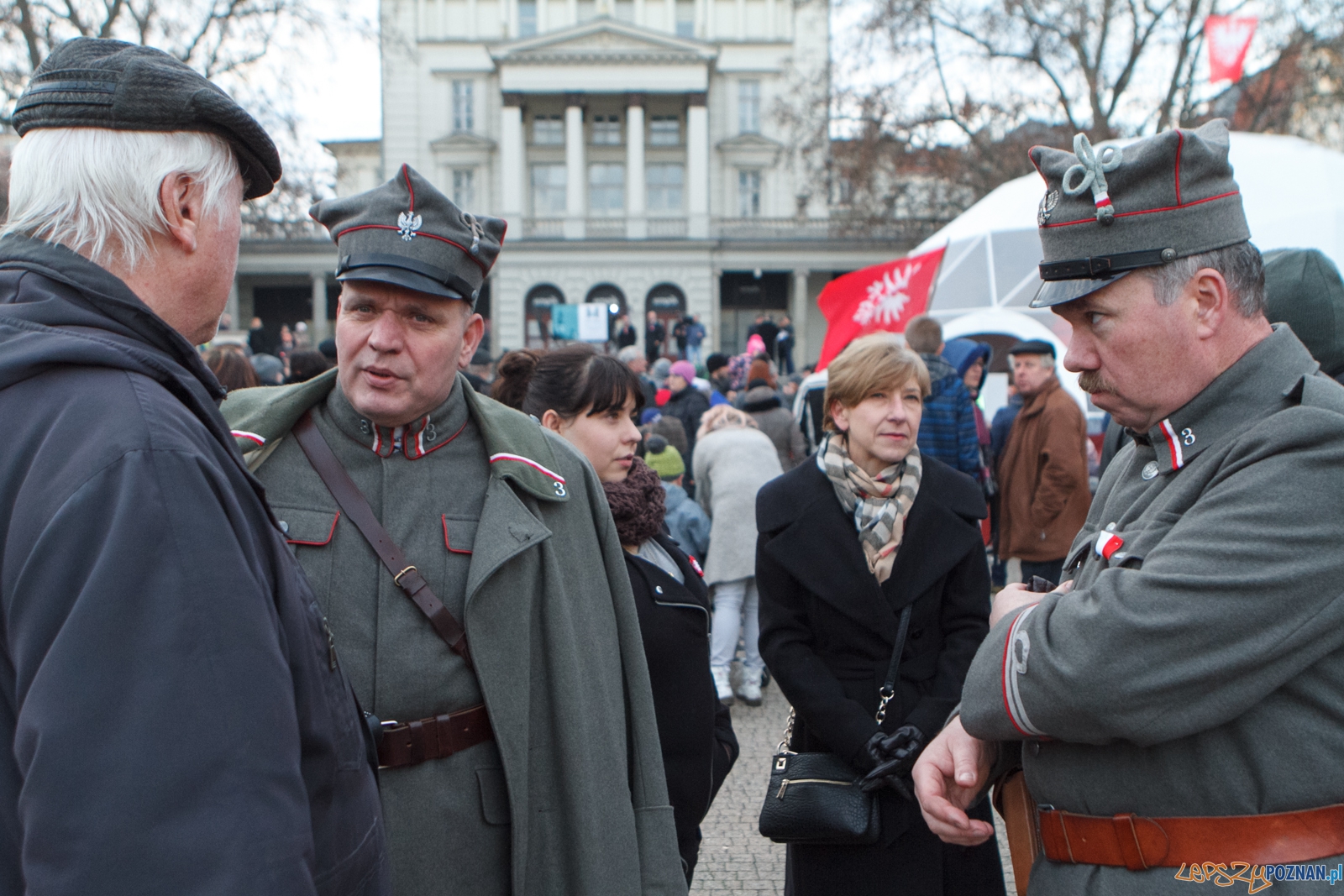 Obóz powstańczy w ramach 97. rocznicy wybuchu Powstania Wielkopolskiego - Poznań 27.12.2015 r.  Foto: LepszyPOZNAN.pl / Paweł Rychter