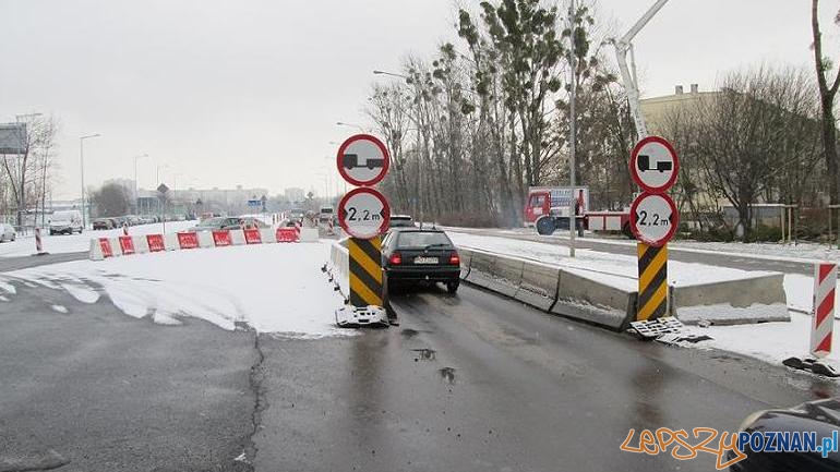 Łatwiejszy wyjazd z ronda Rataje  Foto: ZDM