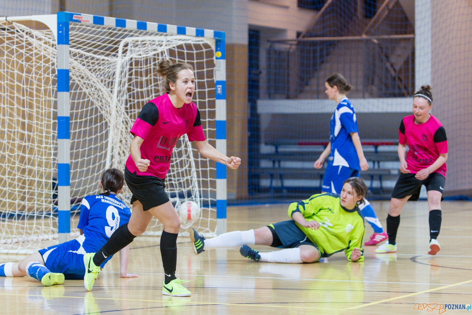 Futsal: AZS UAM Poznań – AZS Uniwersytet Warszawski  Foto: lepszyPOZNAN.pl / Piotr Rychter