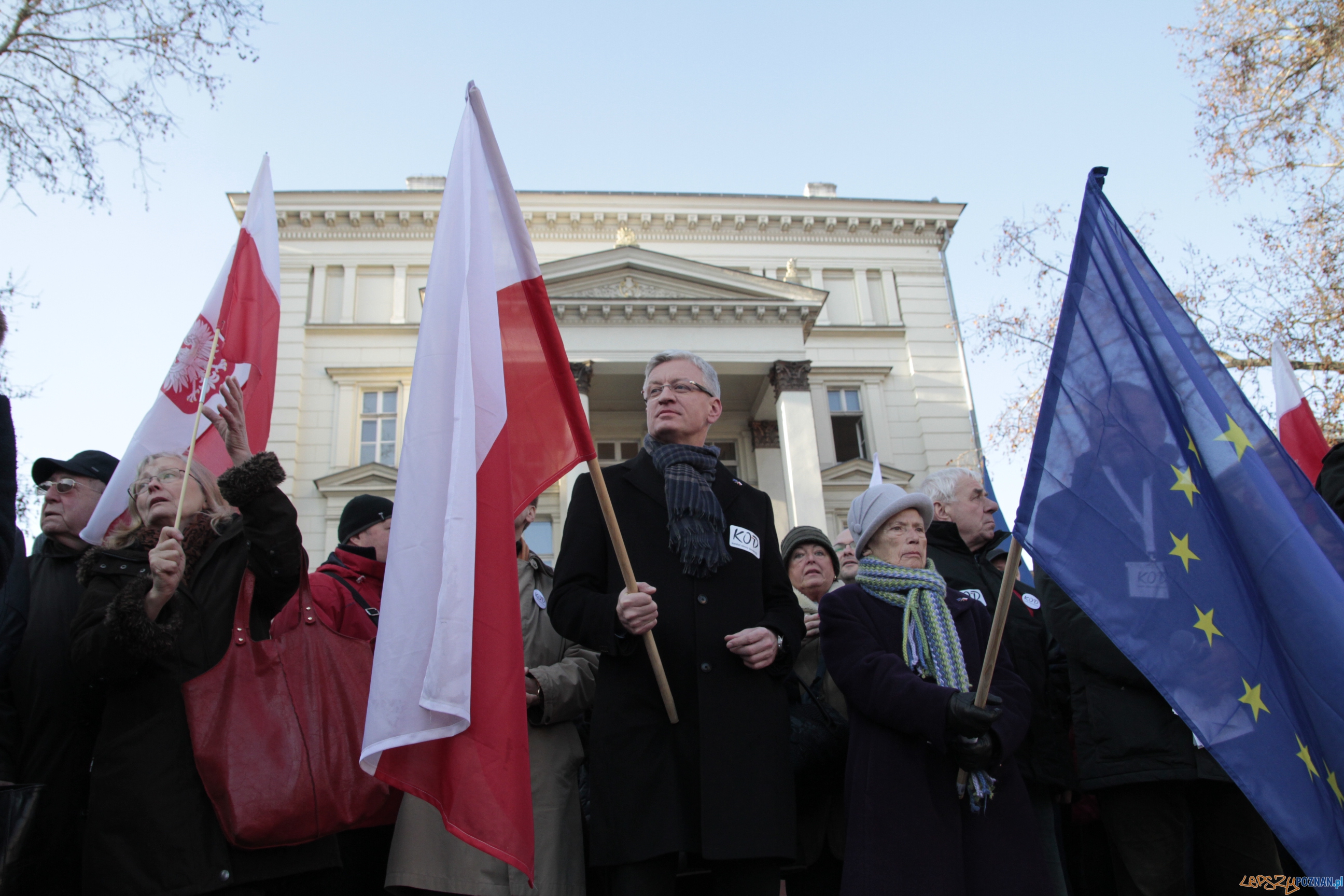 Szybka migawka - protest w obronie mediów  Foto: LepszyPOZNAN.pl / Pawel Rychter