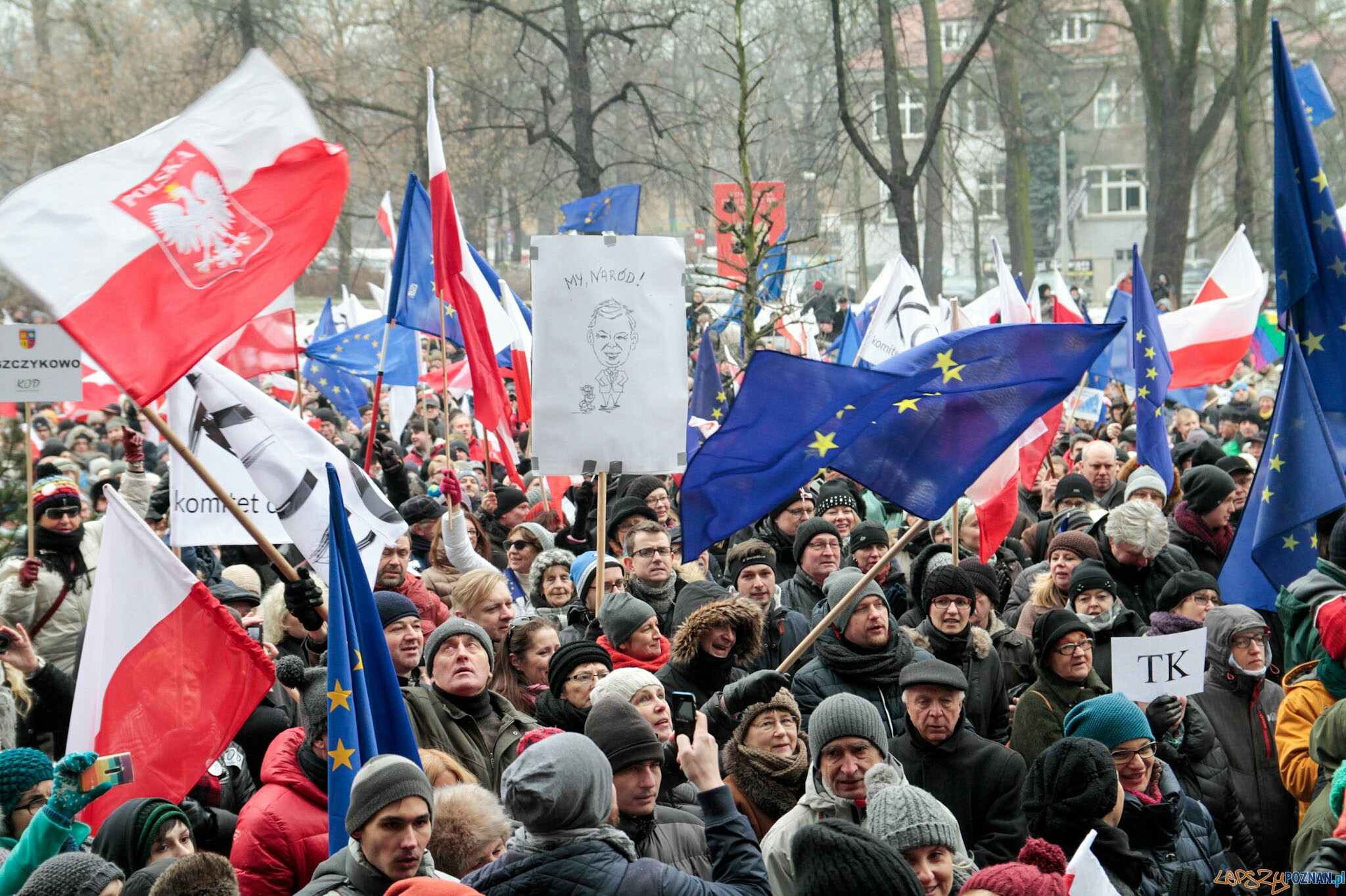 Marsz "W obronie Twojej wolności" - Poznań 23.01.2016 r.  Foto: LepszyPOZNAN.pl / Paweł Rychter