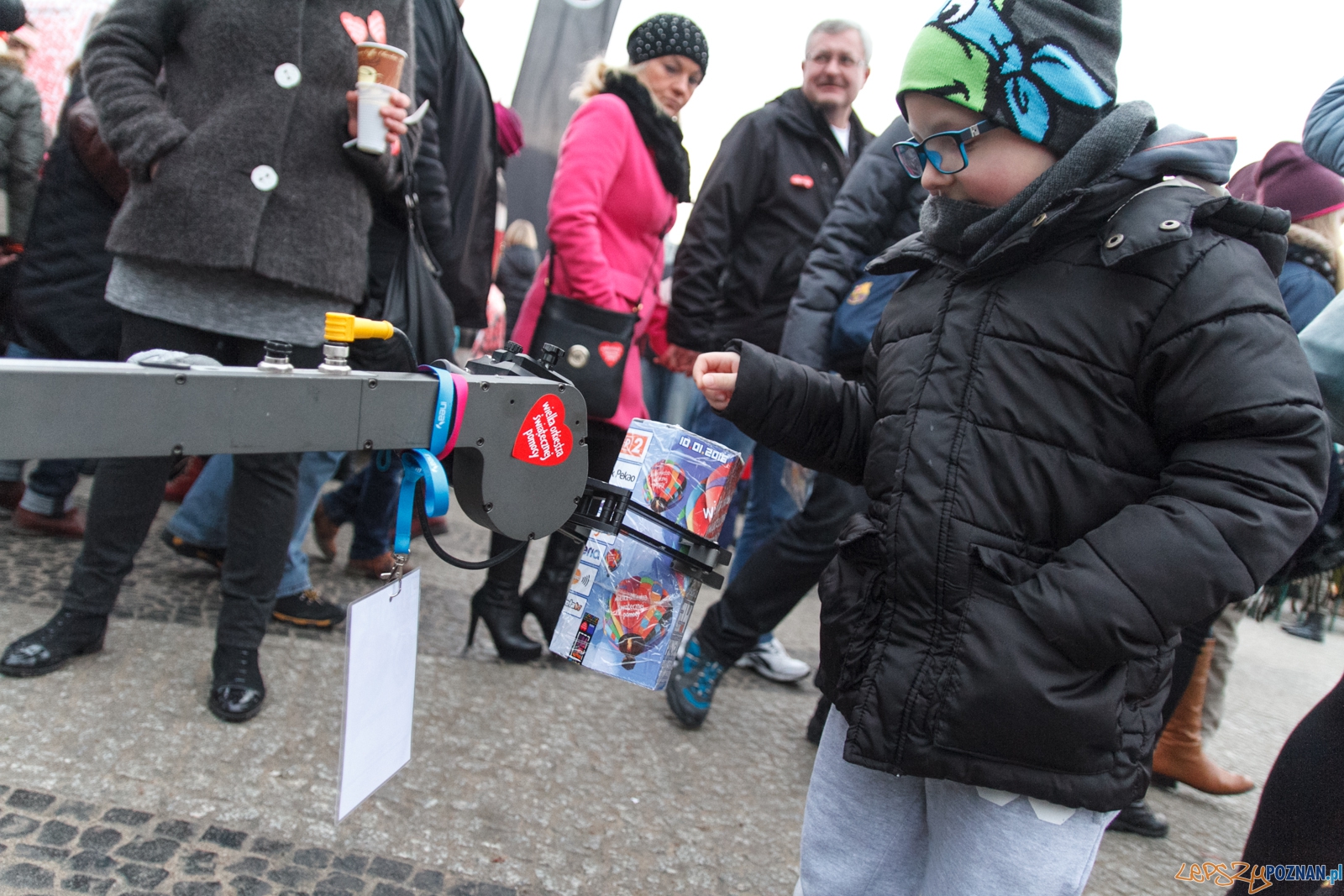 24 finał WOŚP na Placu Mickiewicza - Poznań 10.01.2016 r.  Foto: LepszyPOZNAN.pl / Paweł Rychter