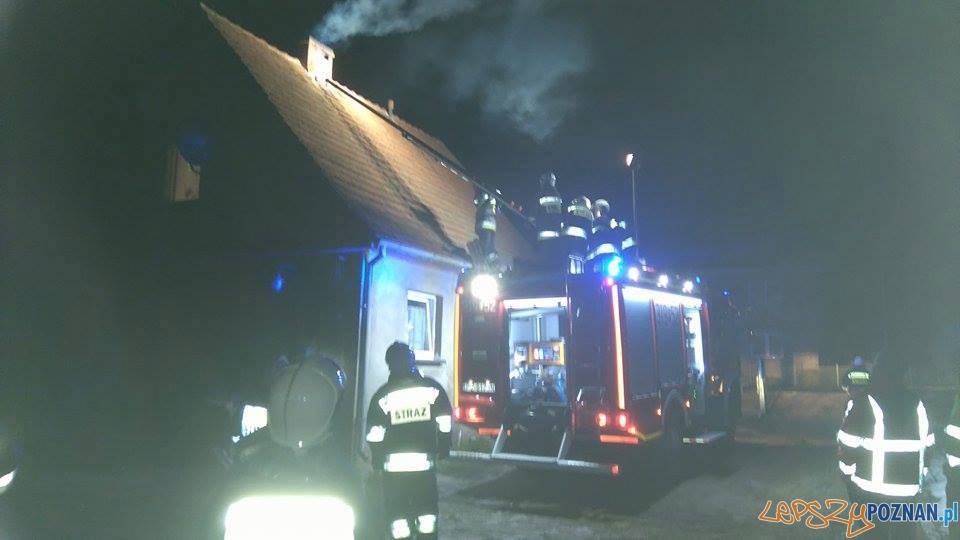 paliła się sadza w kominie  Foto: OSP Golęczewo