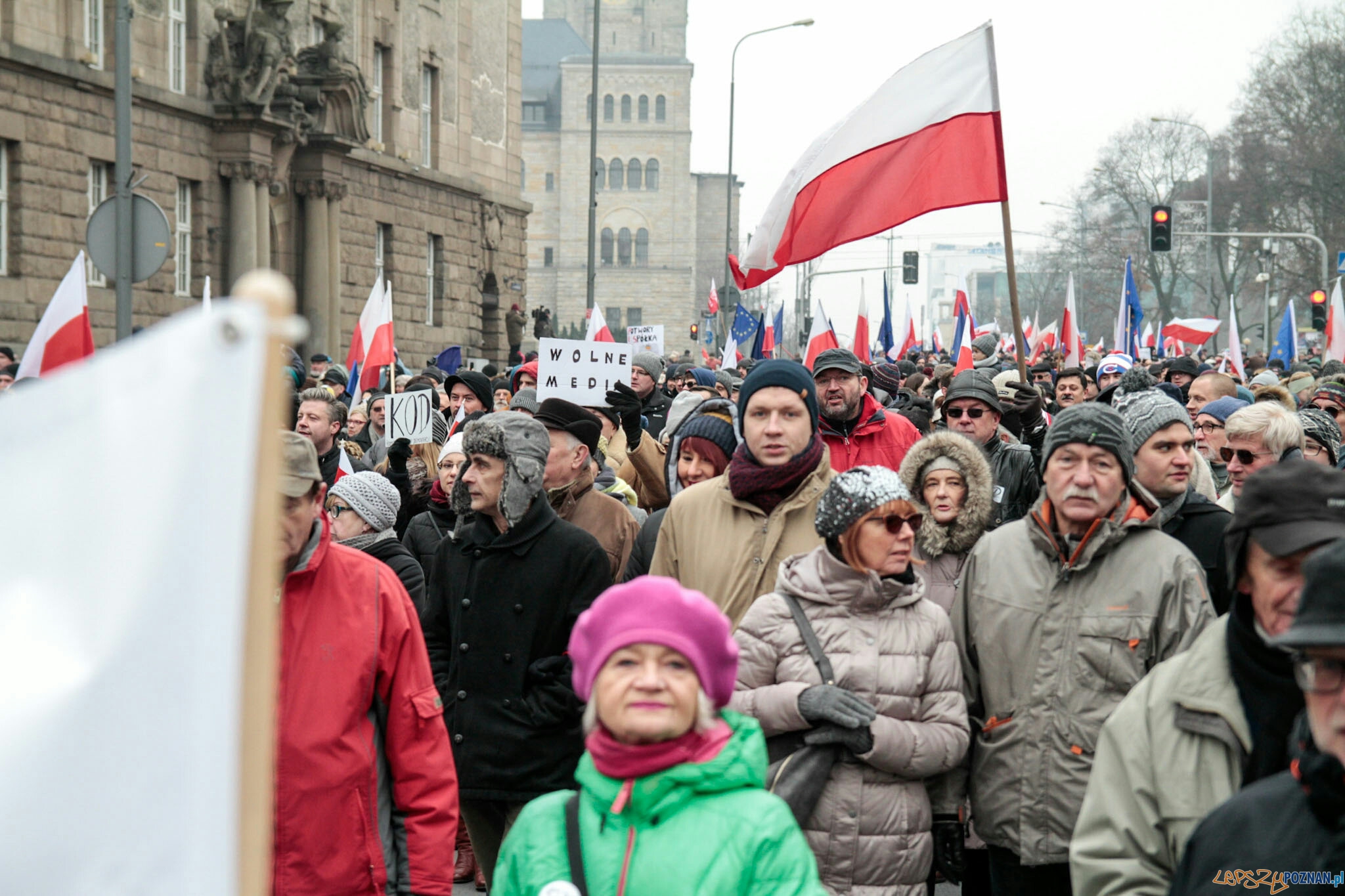 Marsz "W obronie Twojej wolności" - Poznań 23.01.2016 r.  Foto: LepszyPOZNAN.pl / Paweł Rychter
