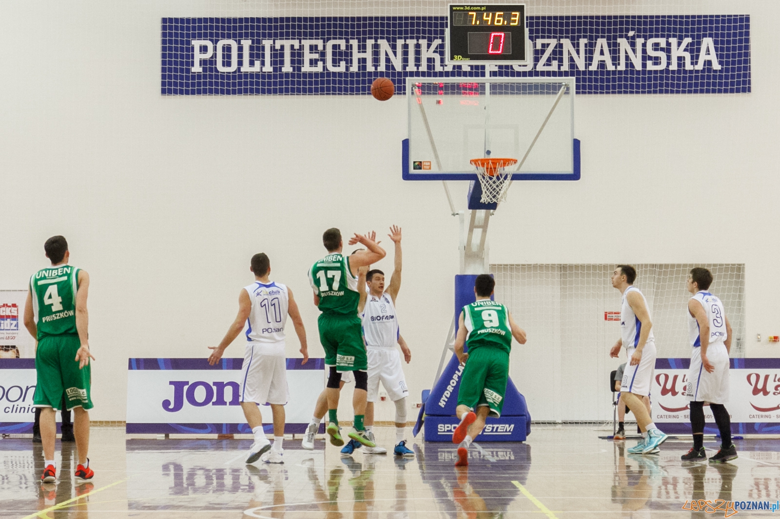 Biofarm Basket Poznań - MKS Znicz Basket Pruszków 60:61 - Pozn  Foto: LepszyPOZNAN.pl / Paweł Rychter
