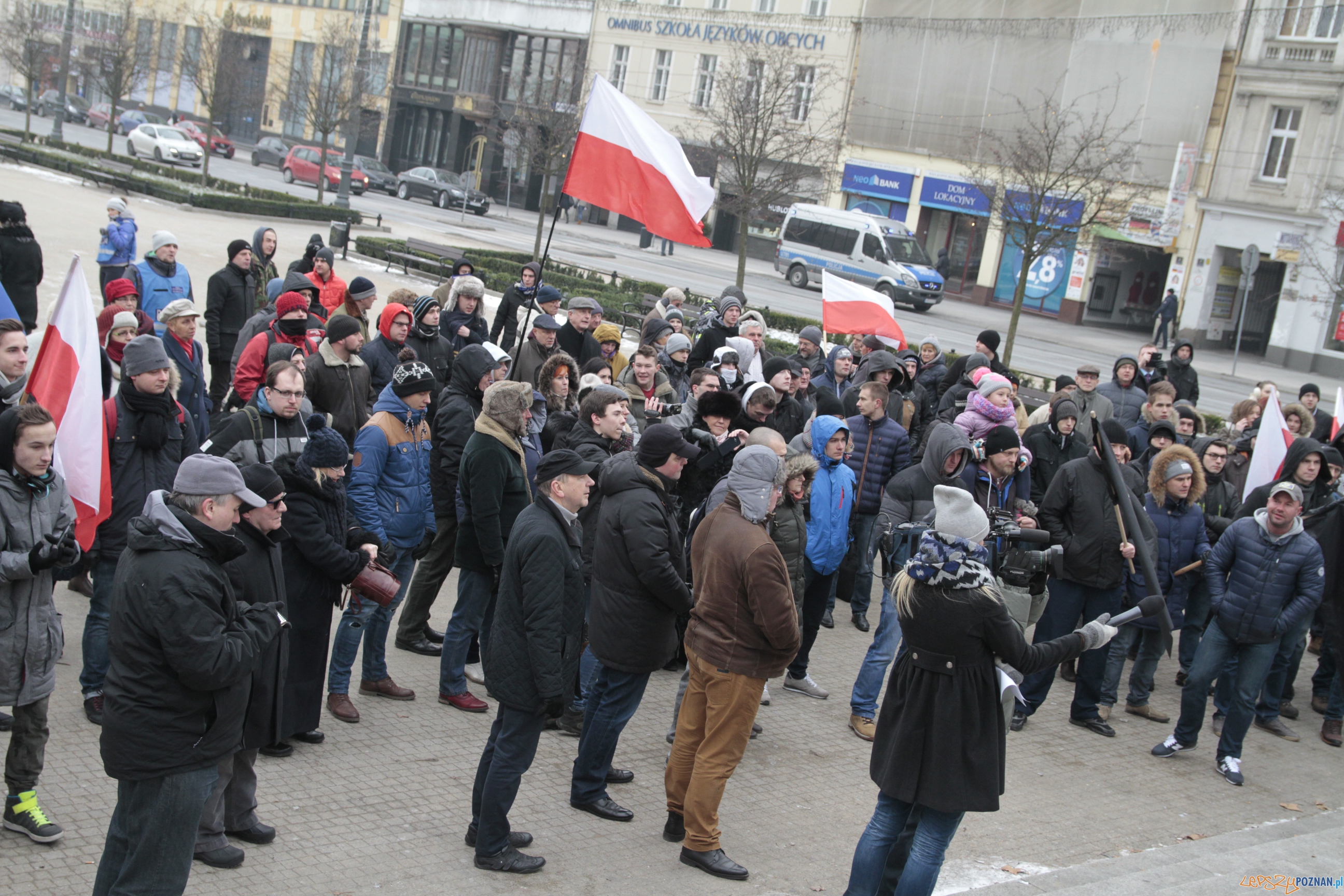 Marsz "Poznań dla wolności i demokracji" -  Poznań 23.01.2016 r.  Foto: LepszyPOZNAN.pl / Paweł Rychter