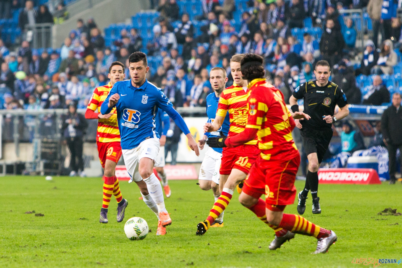 24. kolejka Ekstraklasy  Lech Poznań - Jagiellonia Białystok  Foto: lepszyPOZNAN.pl / Piotr Rychter