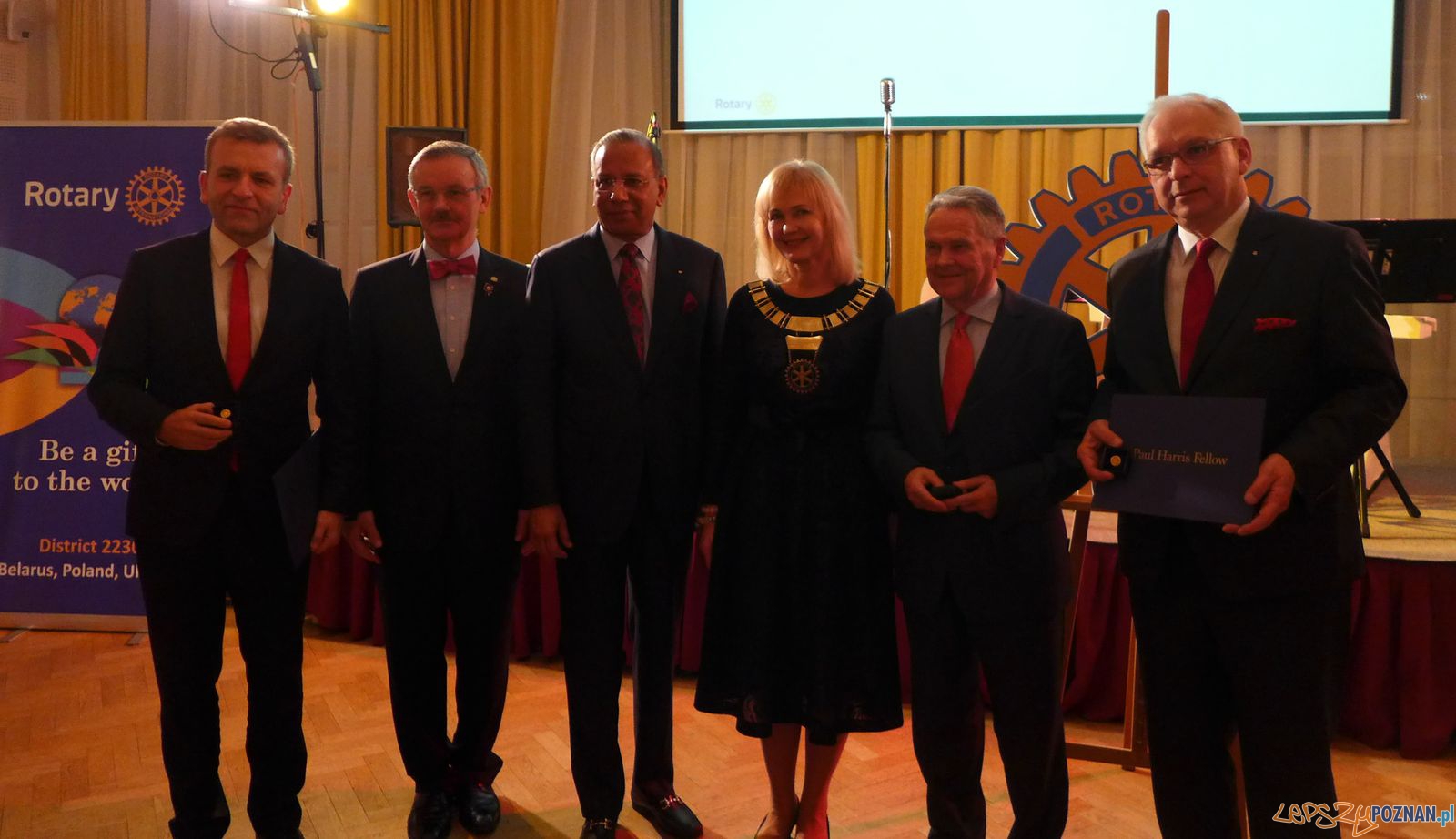 Odznaczenia dla poznańskich rotarian  Foto: materiały prasowe