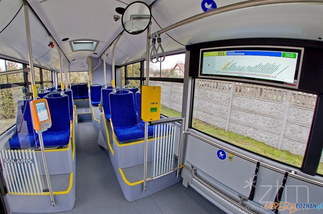 Nowe tablice informacyjne w autobusach ZTM  Foto: ZTM