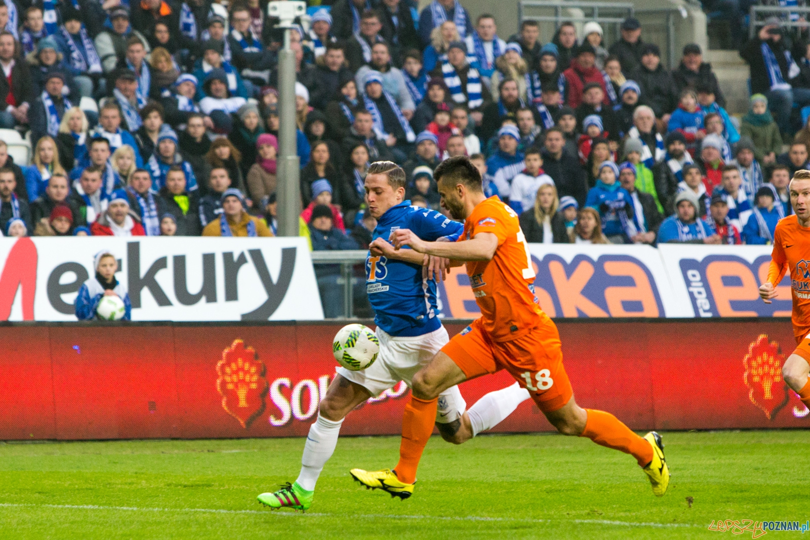 22. kolejka Ekstraklasy Lech Poznań - Termalica Bruk-Bet Niecie  Foto: lepszyPOZNAN.pl / Piotr Rychter