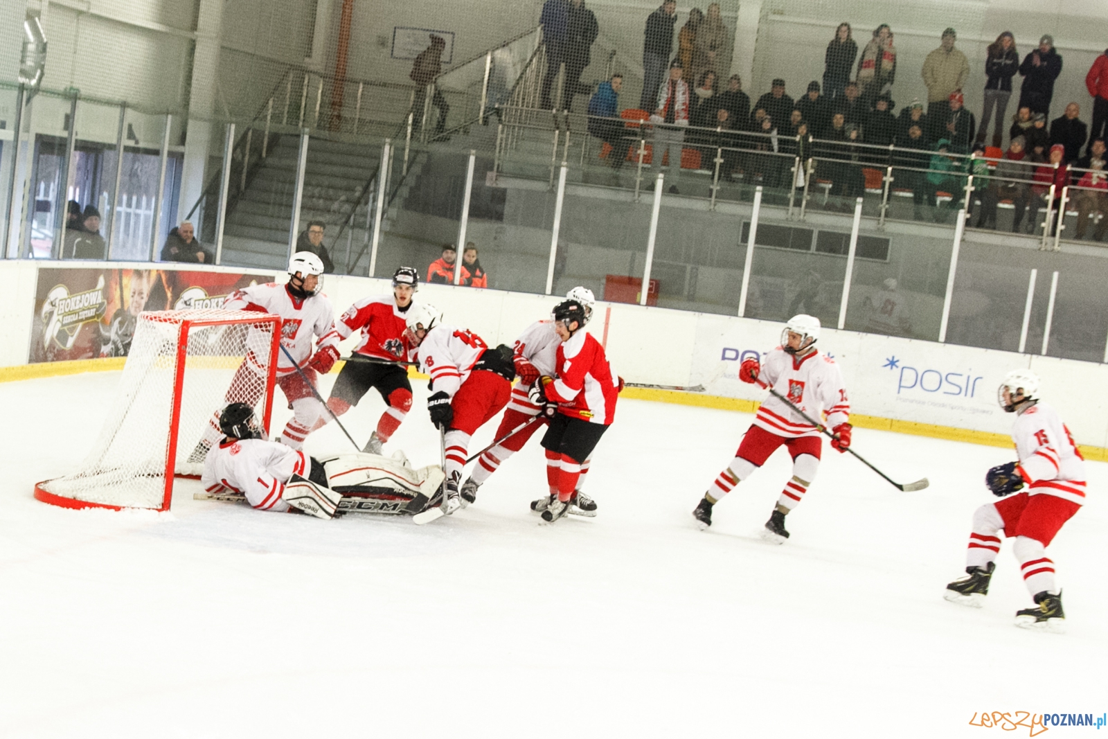 Mistrzostwa Świata U18 - Austria - Polska 2:8 - Poznań 13.02.2016 r  Foto: LepszyPOZNAN.pl / Paweł Rychter