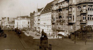 Aleje Marcinkowskiego w 1941 r.  Foto: 