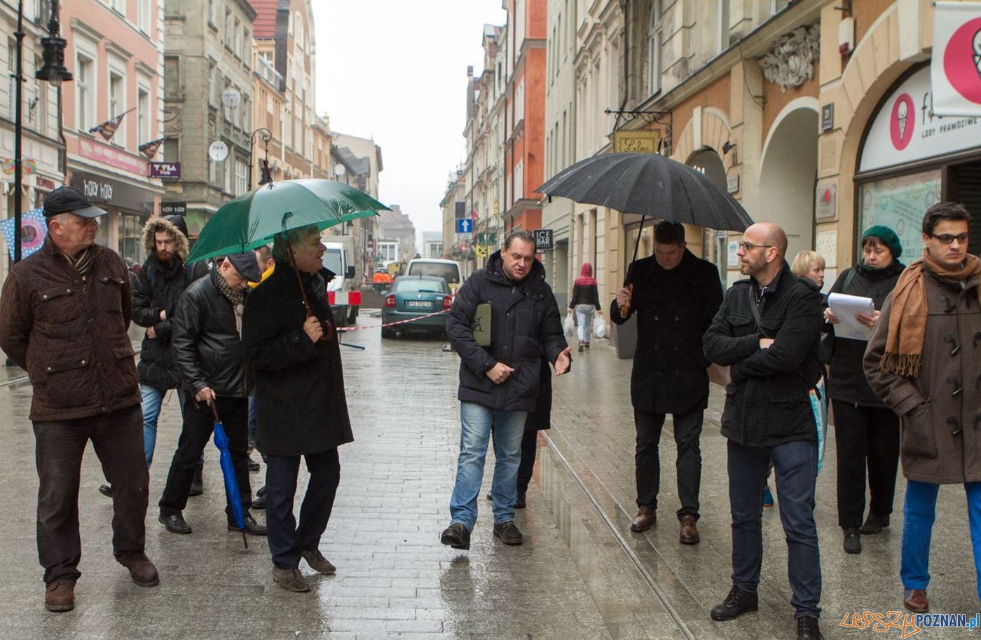 Wizja lokalna na Wrocławskiej - 02.12.2015 r.  Foto: LepszyPOZNAN.pl / Paweł Rychter