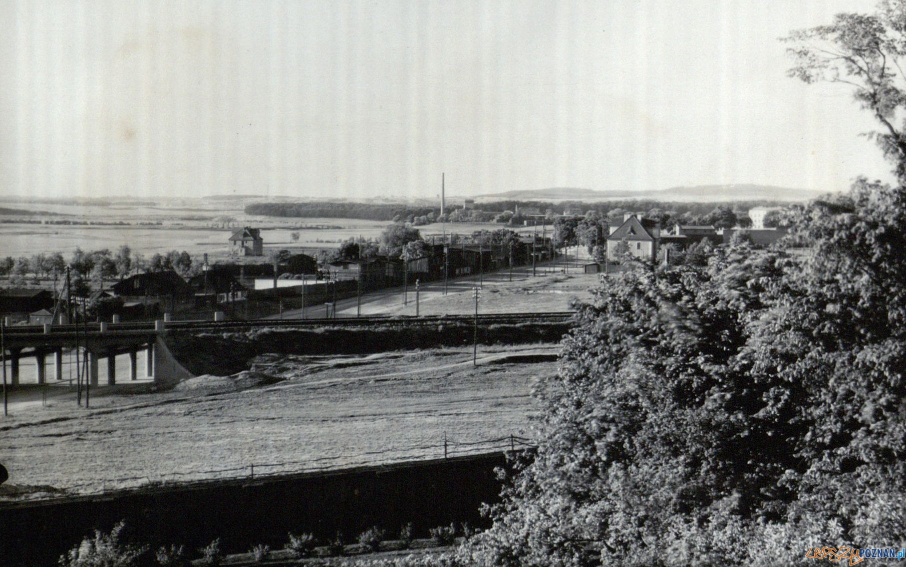 Zawady widziane z Szkoły dla Gluchoniemych na Śródce - lata 20  Foto: Cyryl / Archiwum Zakładu dla Głuchoniemych na Śródce