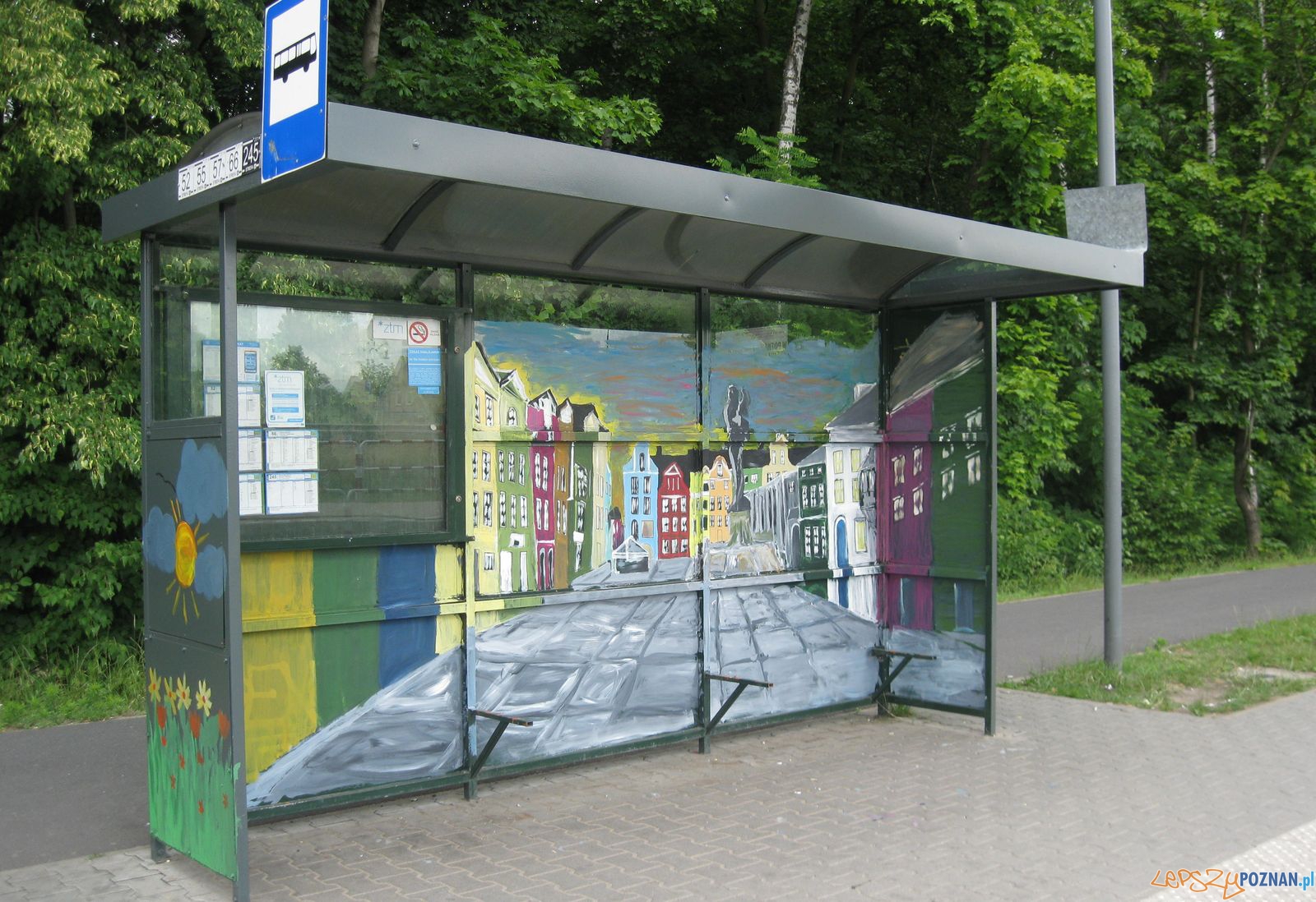 Przystanek jak malowany  Foto: ZTM