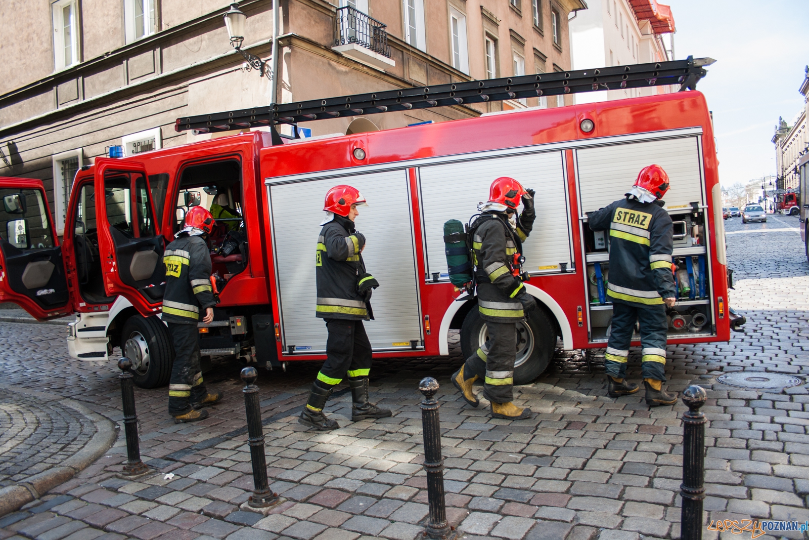 Straż pożarna / strażacy / strażak  Foto: © lepszyPOZNAN.pl / Karolina Kiraga