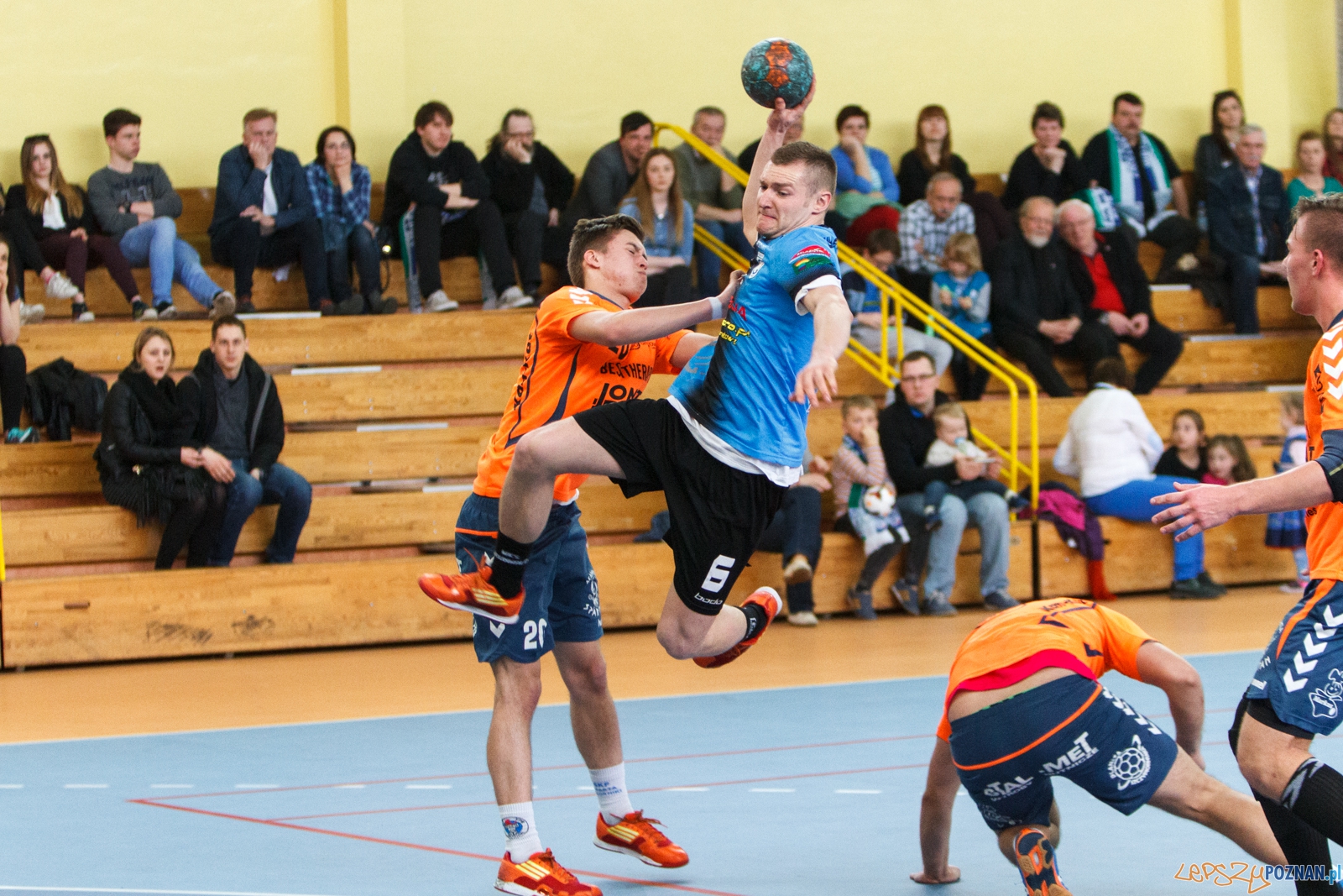 WKS Grunwald - Sparta Oborniki 26:20 - Poznań 16.04.2016 r.  Foto: LepszyPOZNAN.pl / Pawel Rychter