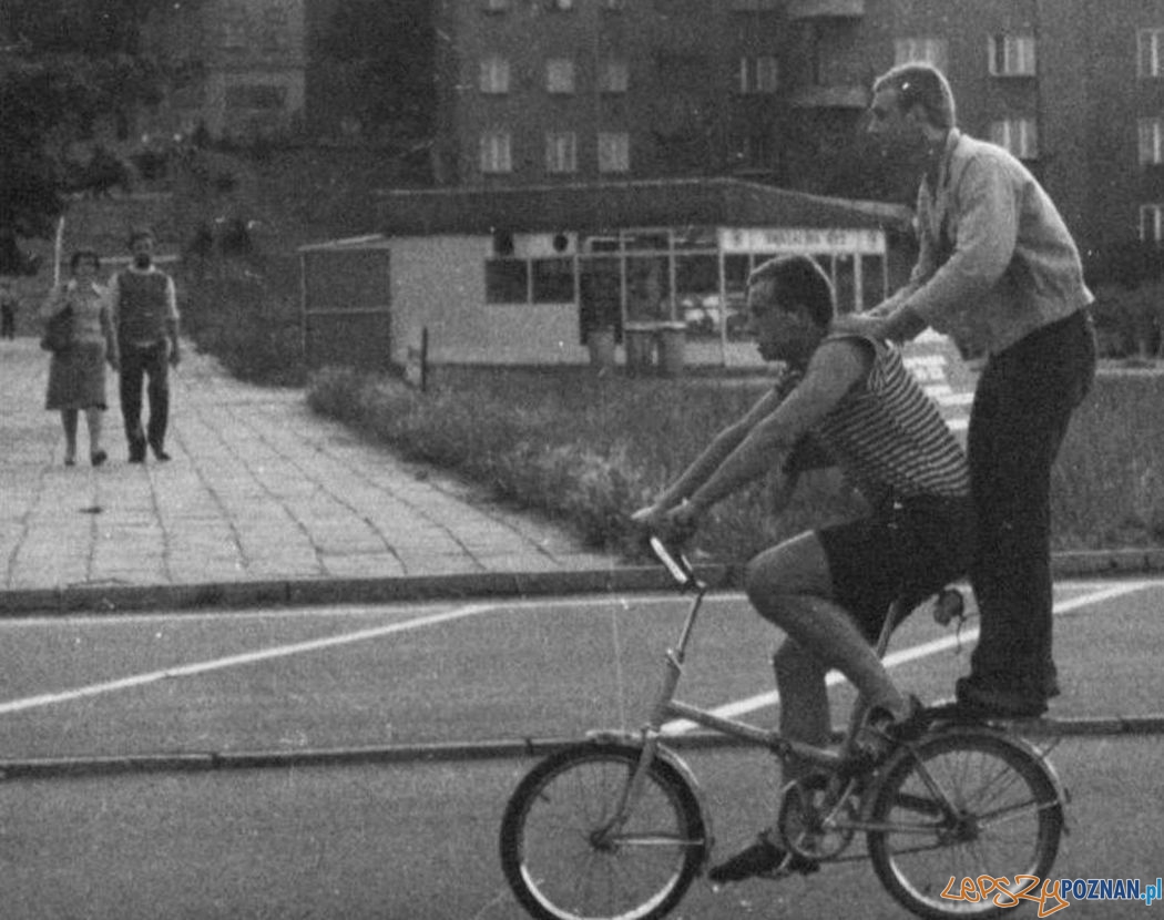Rowerzysci na Wildzie - lata 70.te XX wieku  Foto: CK Zamek / Cyryl