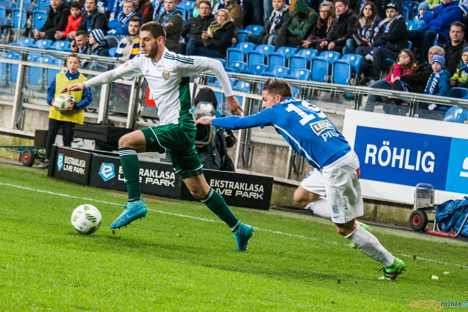 Lech Poznań - Śląsk Wrocław 0:1 (1.04.2016) 29. kolejka Ekst  Foto: © lepszyPOZNAN.pl / Karolina Kiraga