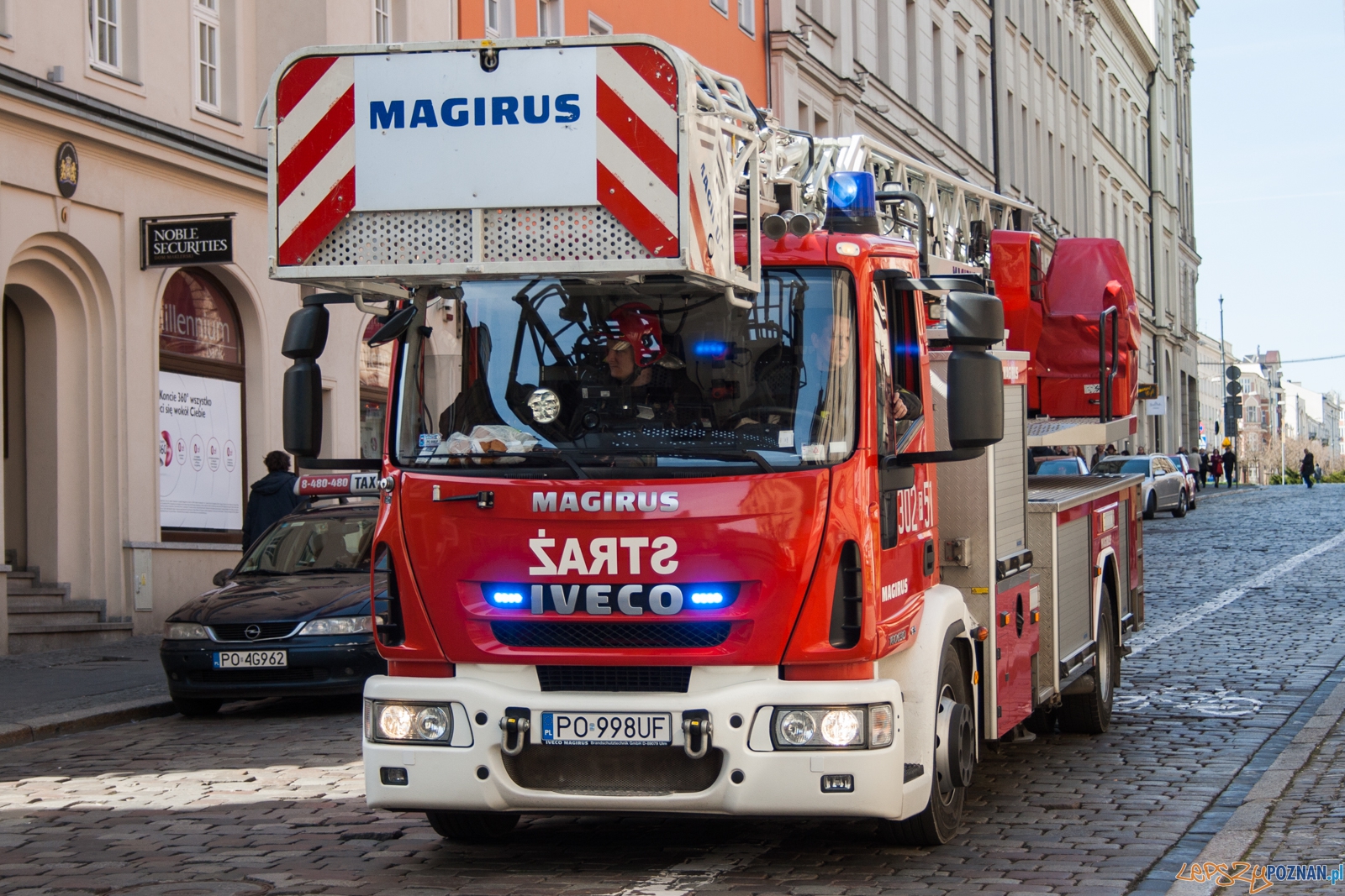 Straż pożarna / strażacy / strażak  Foto: © lepszyPOZNAN.pl / Karolina Kiraga