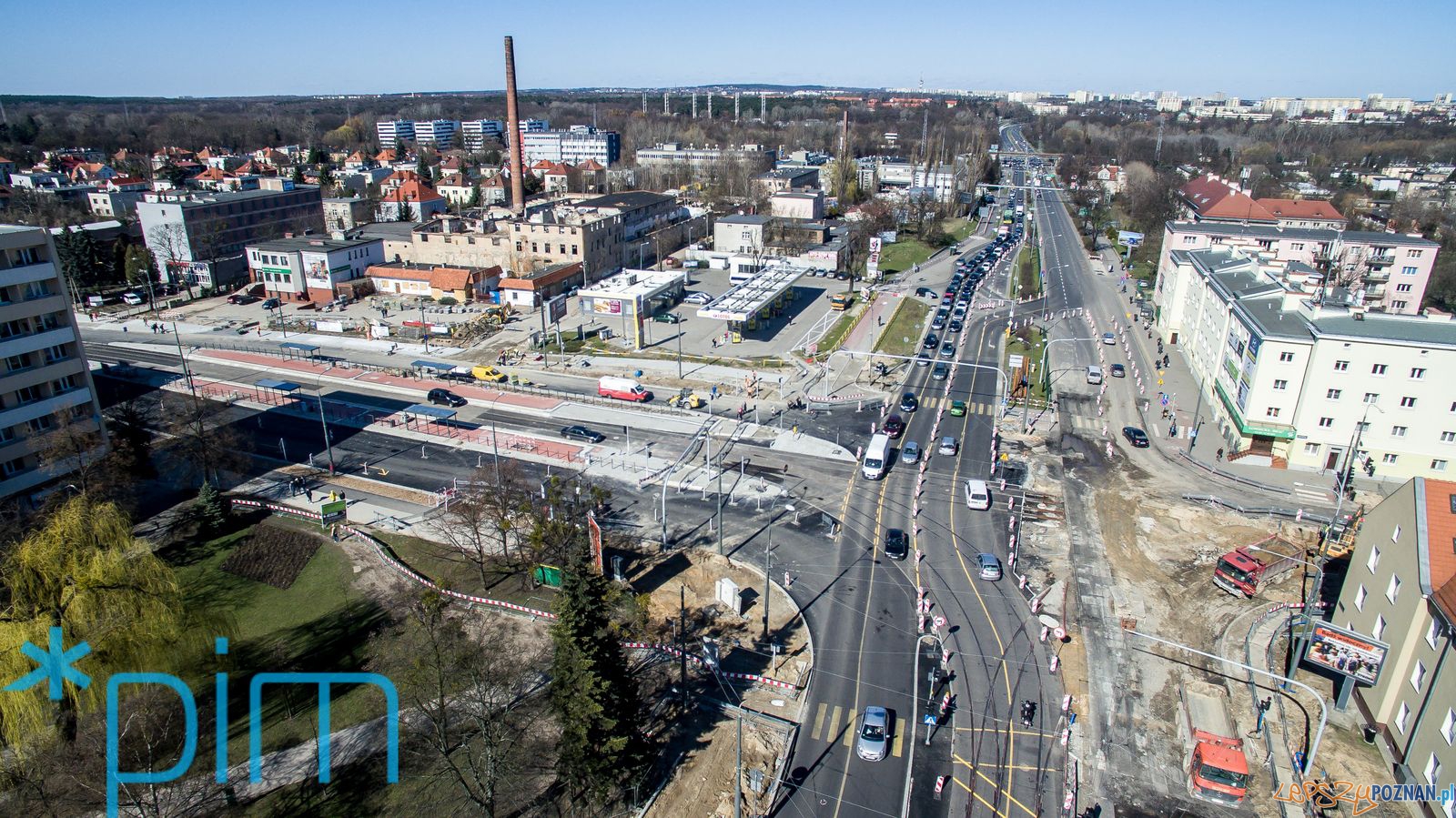 Remont Dąbrowskiego z lotu drona (5)  Foto: 