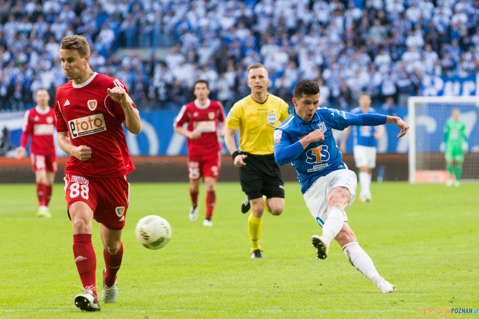 Lech Poznań - Piast Gliwice  Foto: lepszyPOZNAN.pl / Piotr Rychter