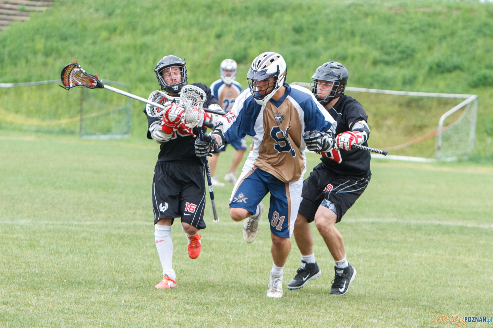 Poznań Hussars - Kraków Kings - mecz lacrosse - Poznań 29.05.  Foto: LepszyPOZNAN.pl / Pawel Rychter