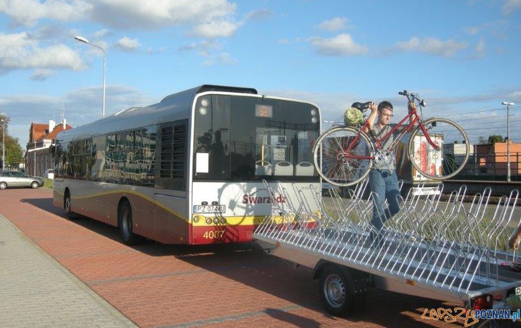 Rowerowy szlak autobusowy  Foto: Powiat Poznański