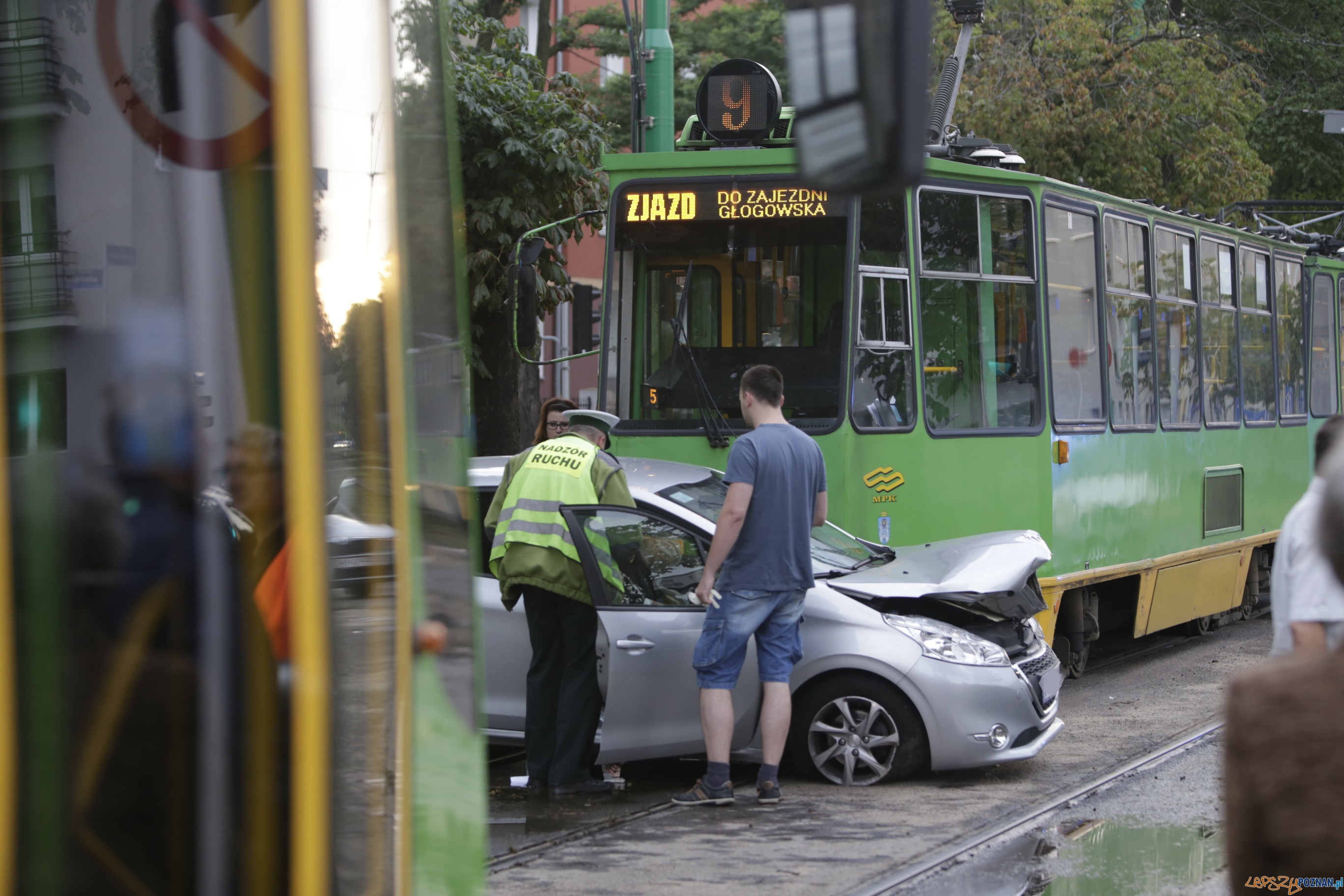 Wypadek Kasprzaka/Hetmańska  Foto: lepszyPOZNAN.pl / Piotr Rychter