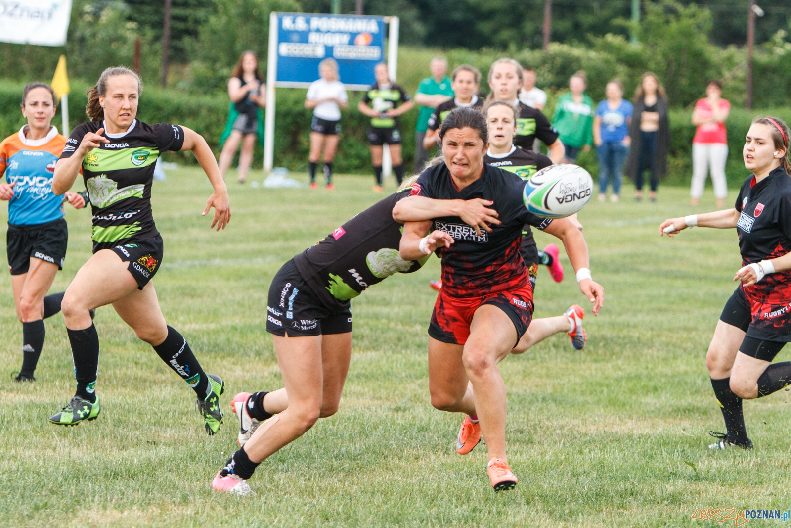 Turniej Mistrzostw Polski Kobiet w Rugby 7 - Poznań 04.06.2016  Foto: LepszyPOZNAN.pl / Paweł Rychter