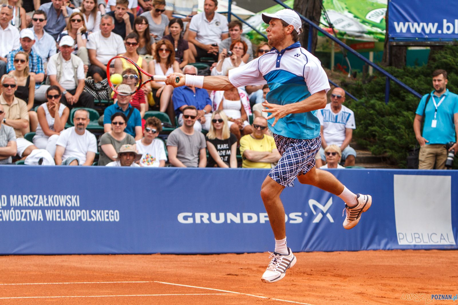 Pablo Carreno Busta (ESP) vs Radu Albot (MDA) - Poznań Open 201  Foto: Paweł Rychter