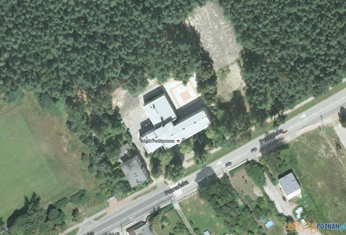 Szkoła w Kobylnicy urośnie  Foto: Google Maps