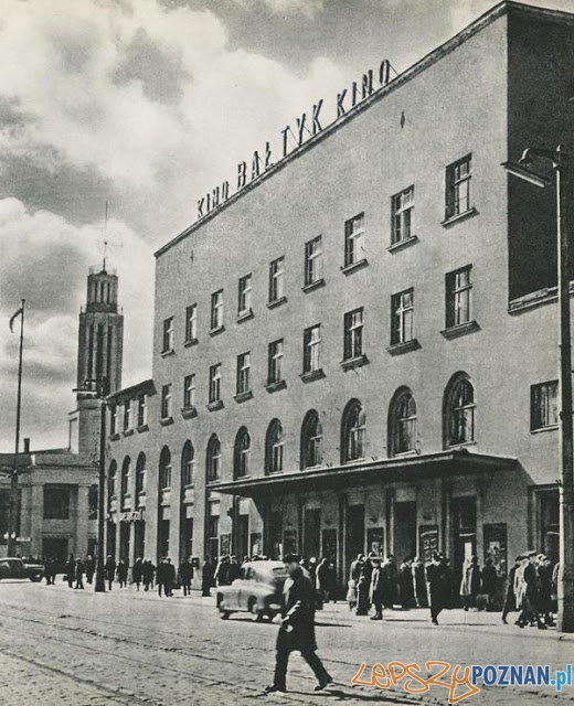 Kino Bałtyk - lata 50.te  Foto: poznan.wikia