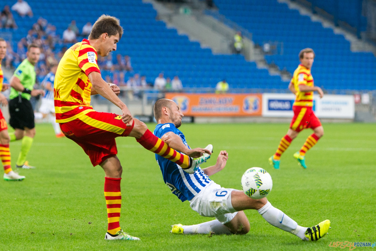 3. kolejka Lotto Ekstraklasy - Lech Poznań - Jagiellonia Biały  Foto: lepszyPOZNAN.pl / Piotr Rychter